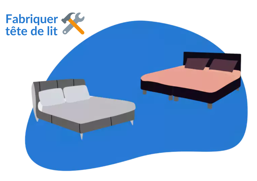 fabriquer sa tete de lit soi meme